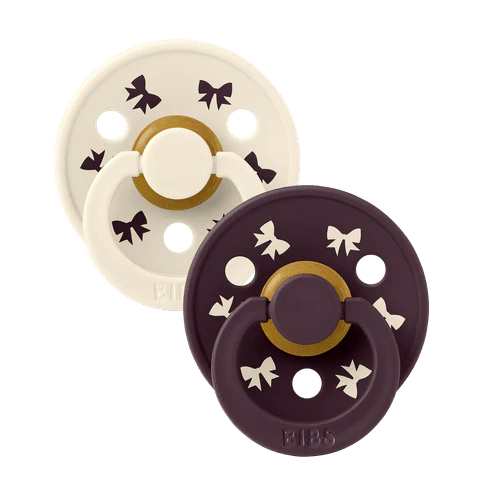 Sucettes BIBS Original, ivoire/prune Numéro 1 (0-6 mois)