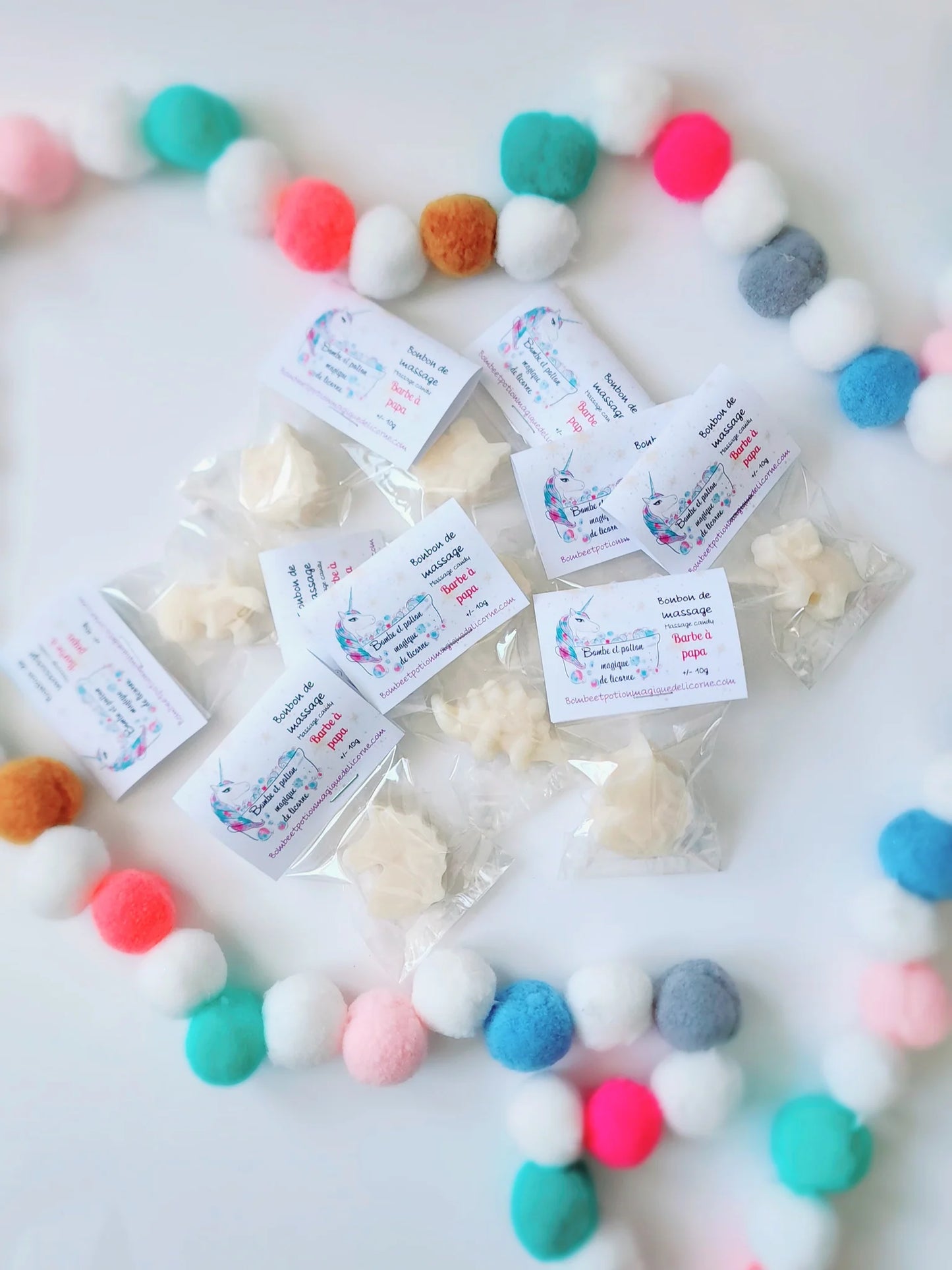 Bonbon de massage Licorne