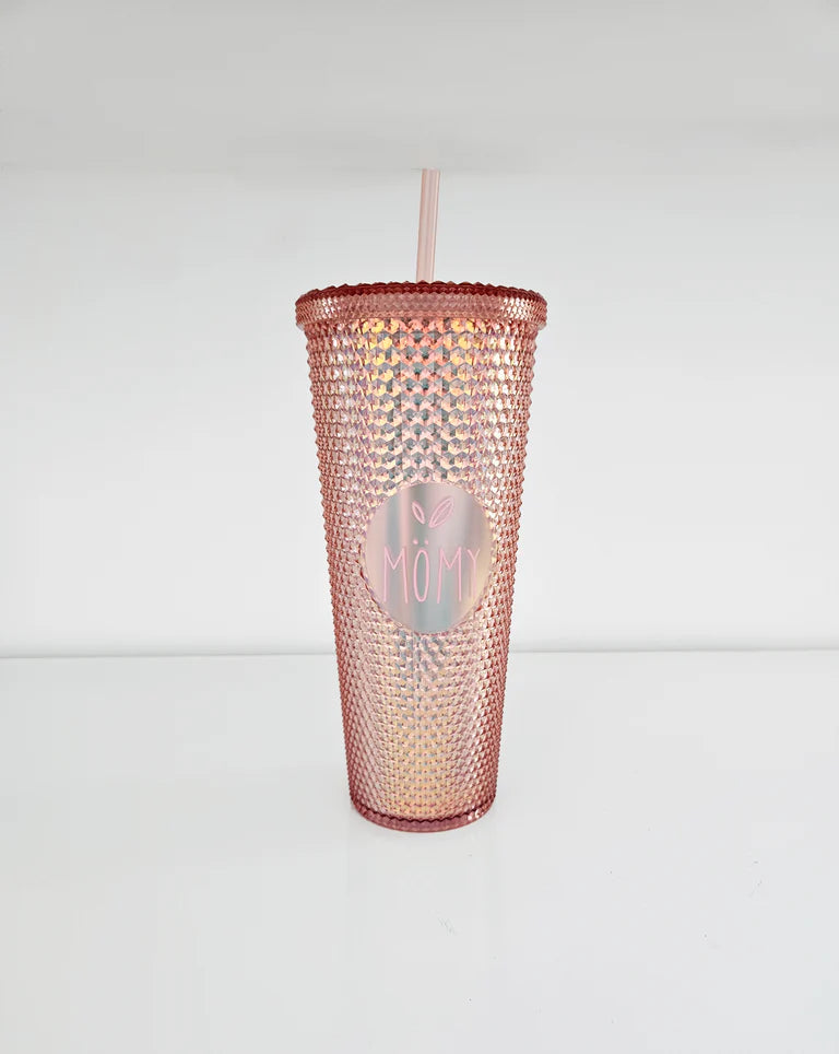 Gobelet texturé 24oz - corail métallique