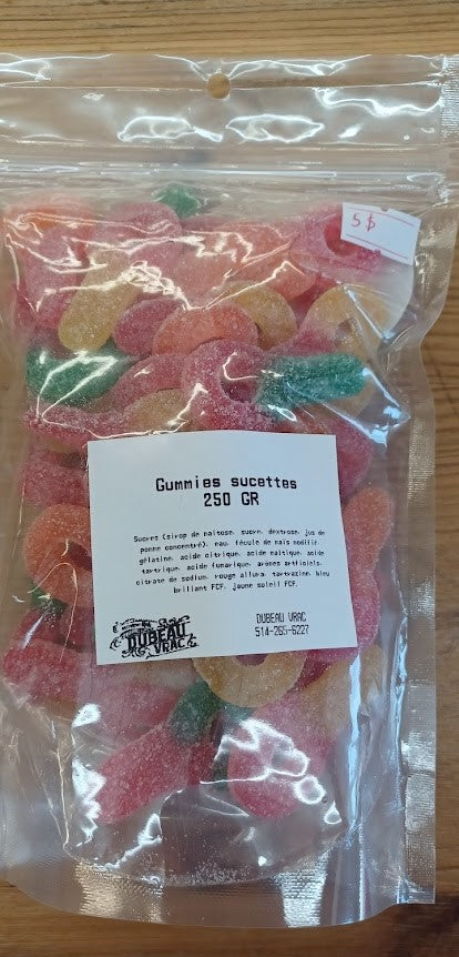 Bonbons Gummies Sucettes