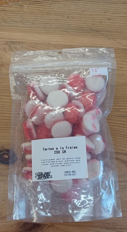 Bonbons Tartes à la fraise