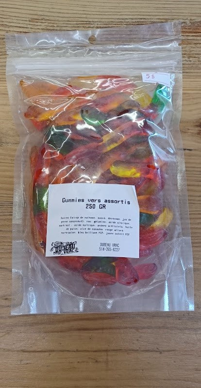 Bonbons Gummies Vers assortis