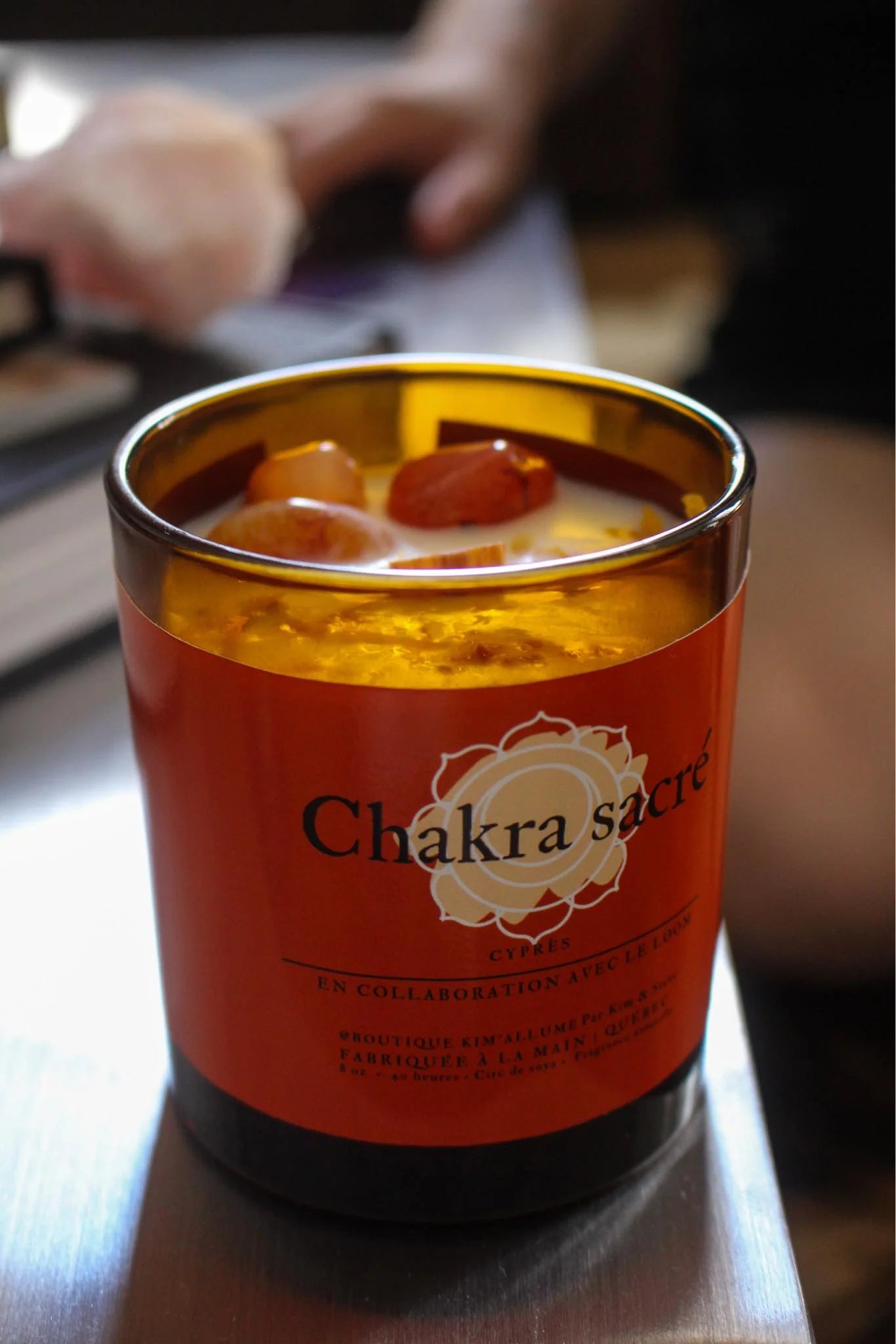 Chandelle Chakra sacré