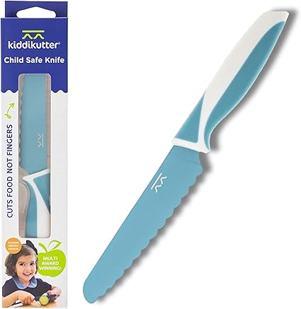 Couteau Sécuritaire pour Enfant - Bleu ciel