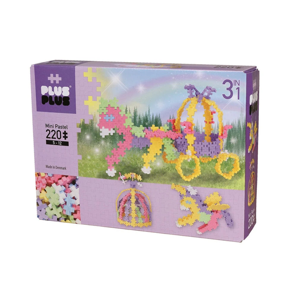 PASTEL - LICORNE & CAROSSE - 220pcs PLUS PLUS