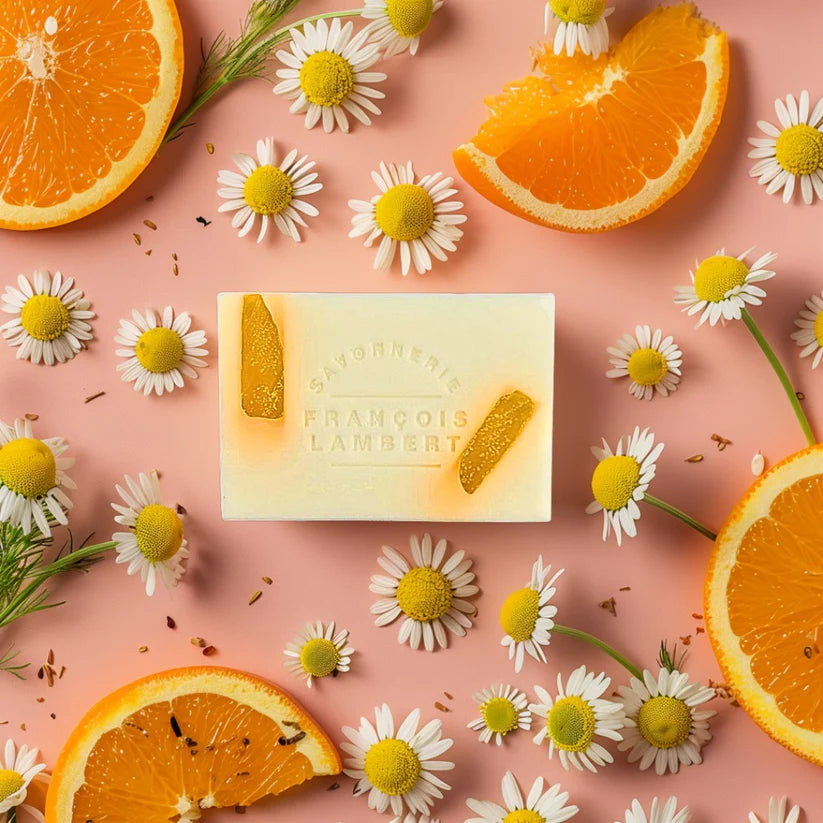 François Lambert - Savon au lait de brebis - Tangerine et camomille
