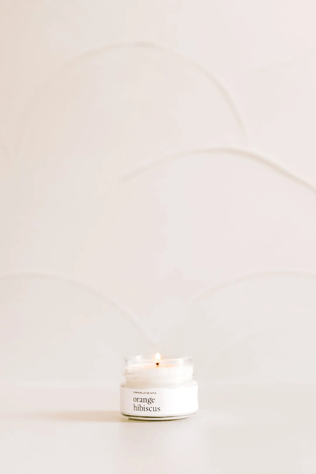 CHANDELLE DE SOYA - Orange hibiscus