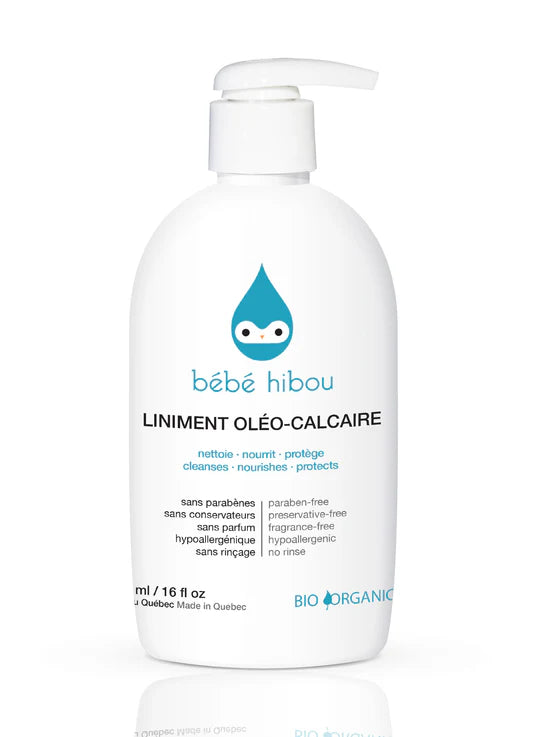 Liniment oléo calcaire Bio (Avec pompe) 473 mL