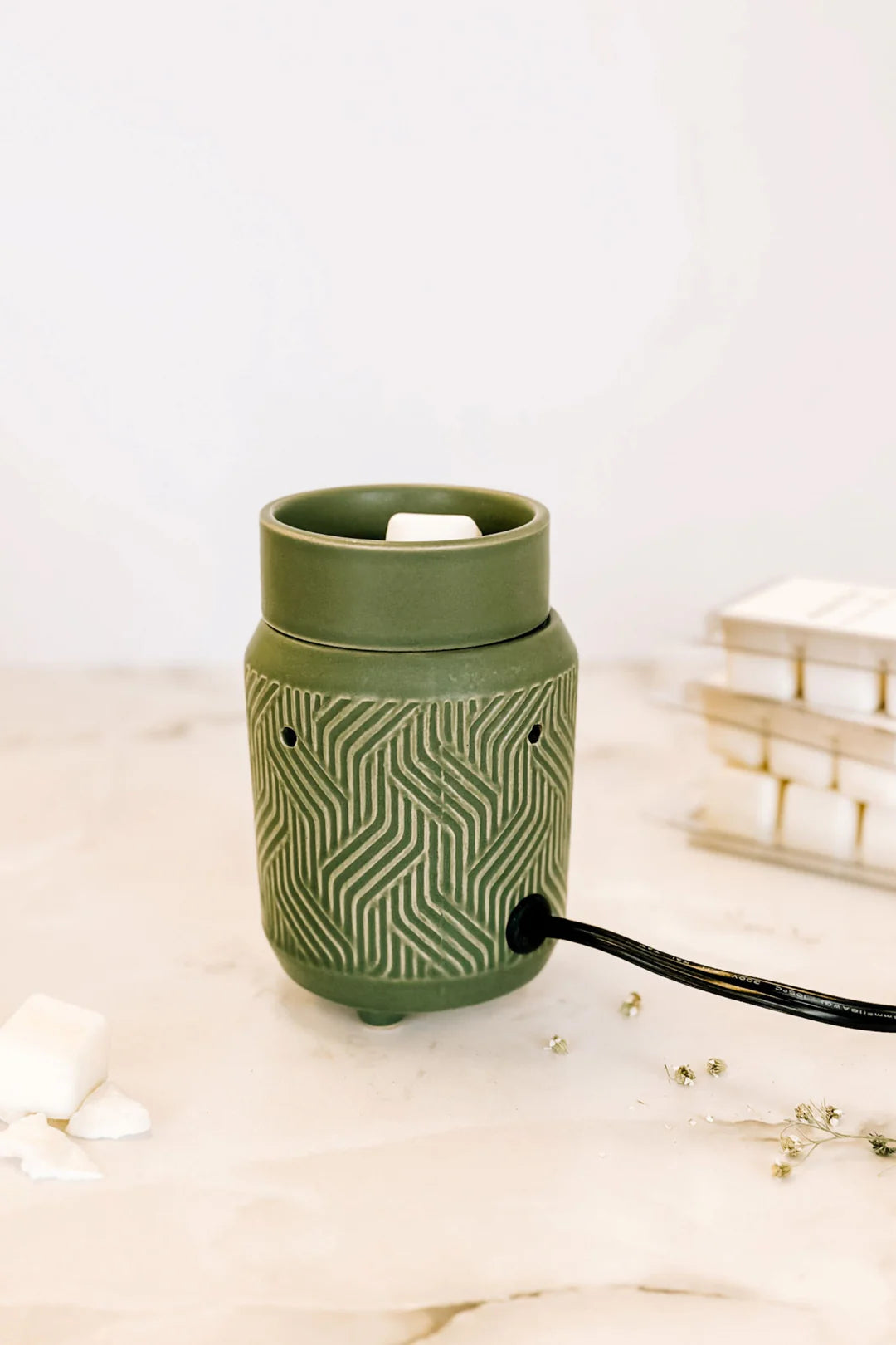 DIFFUSEUR CUBES DE CIRE - format moyen - Jade