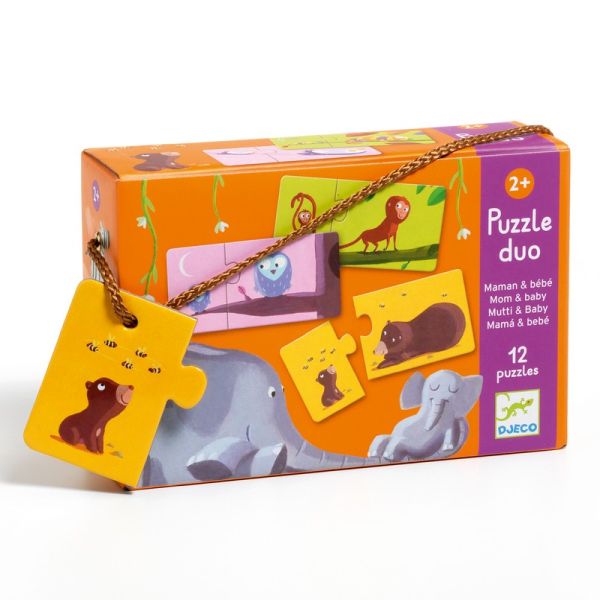 Puzzle duo / Maman et bébé - Djeco