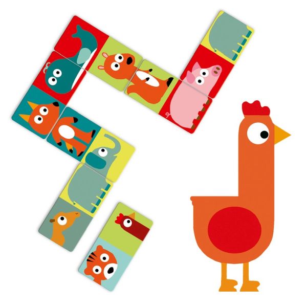 Domino Animo-puzzle - Djeco