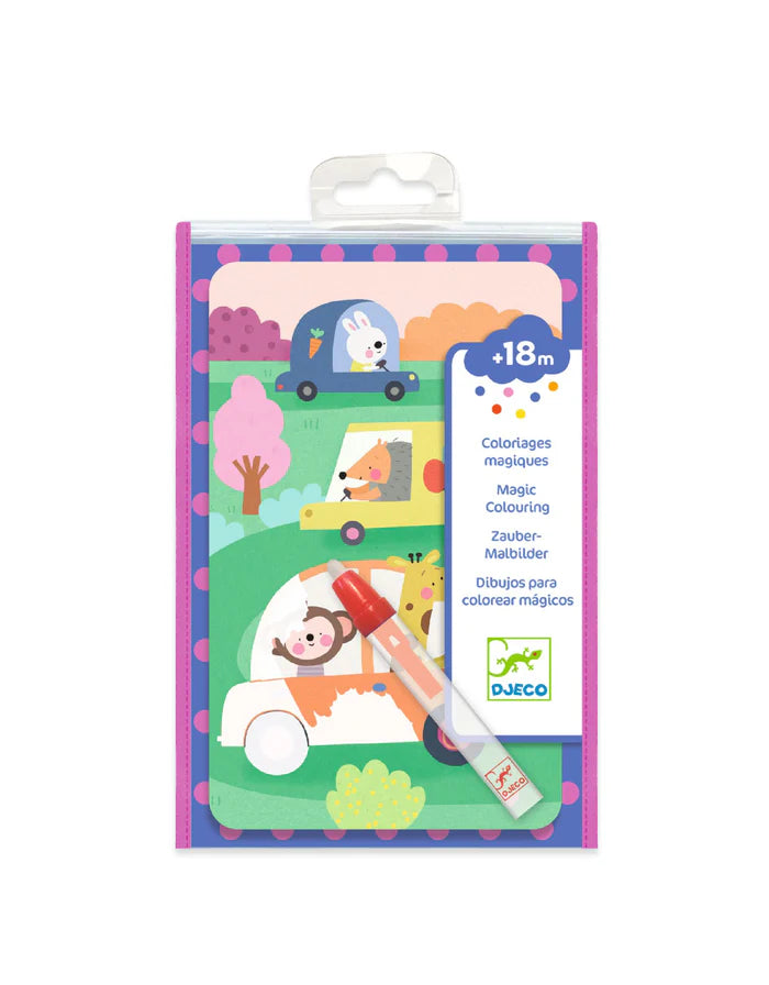 Coloriages magiques - En route - Djeco