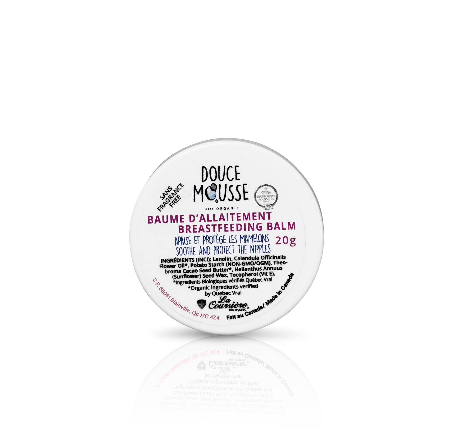 Baume d’allaitement Douce Mousse (20g)