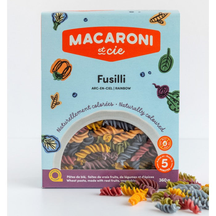 Fusilli Arc-en-ciel