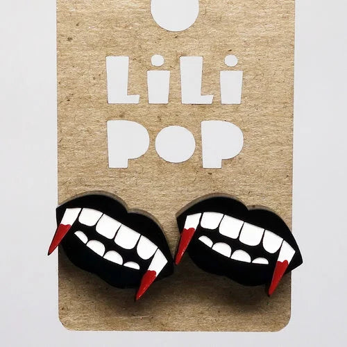Boucles d'oreilles - Dents de vampire