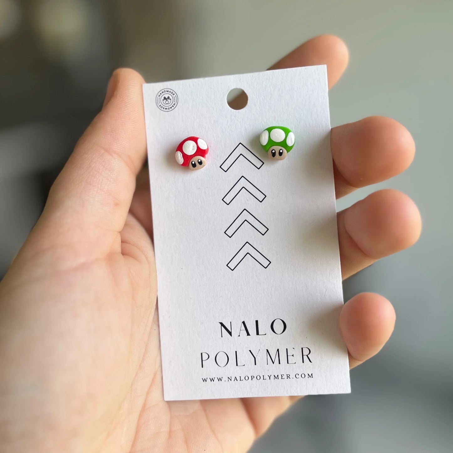 Champignons - Boucles d'oreilles