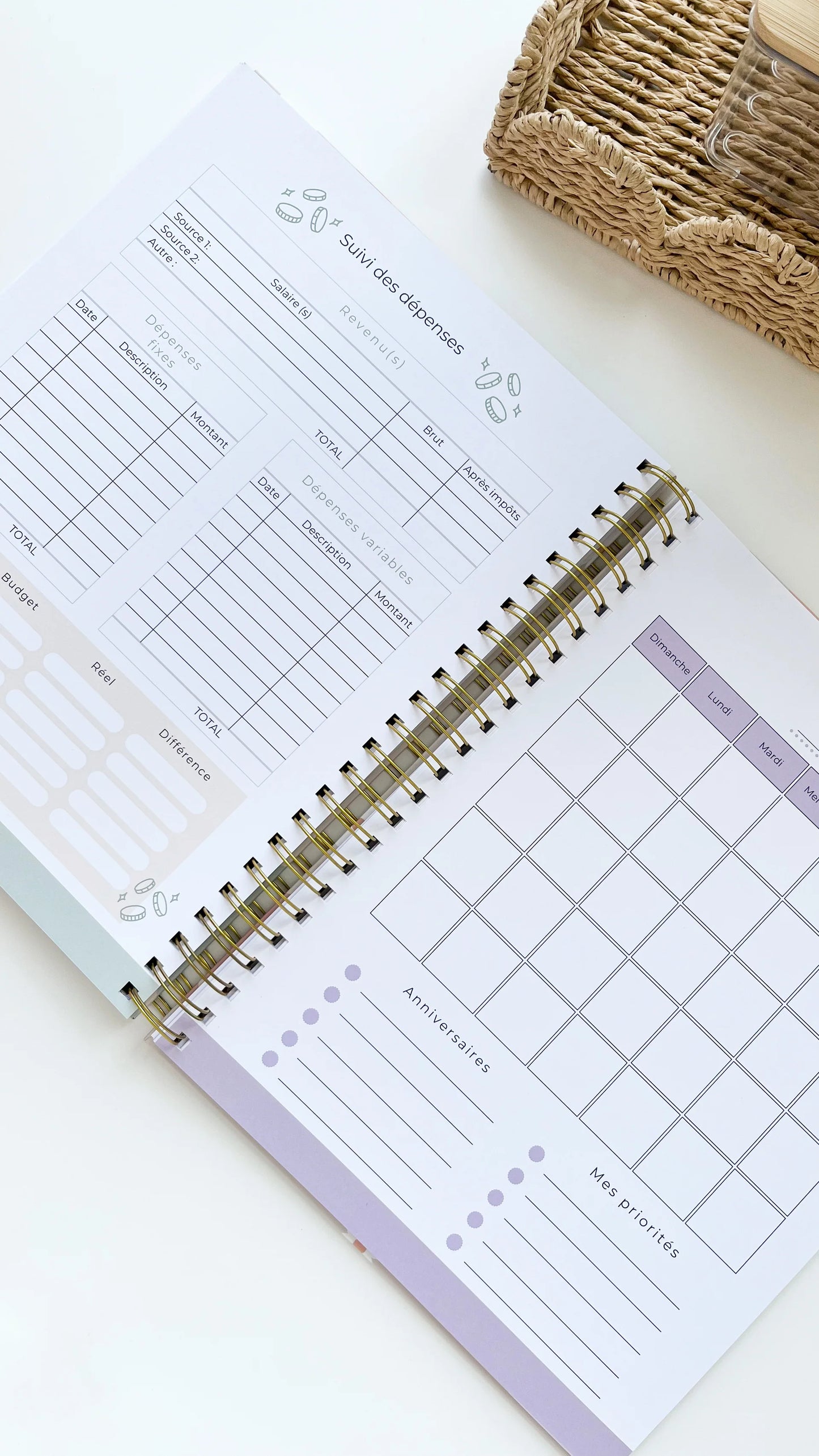 Agenda perpétuel smiley (non-daté)