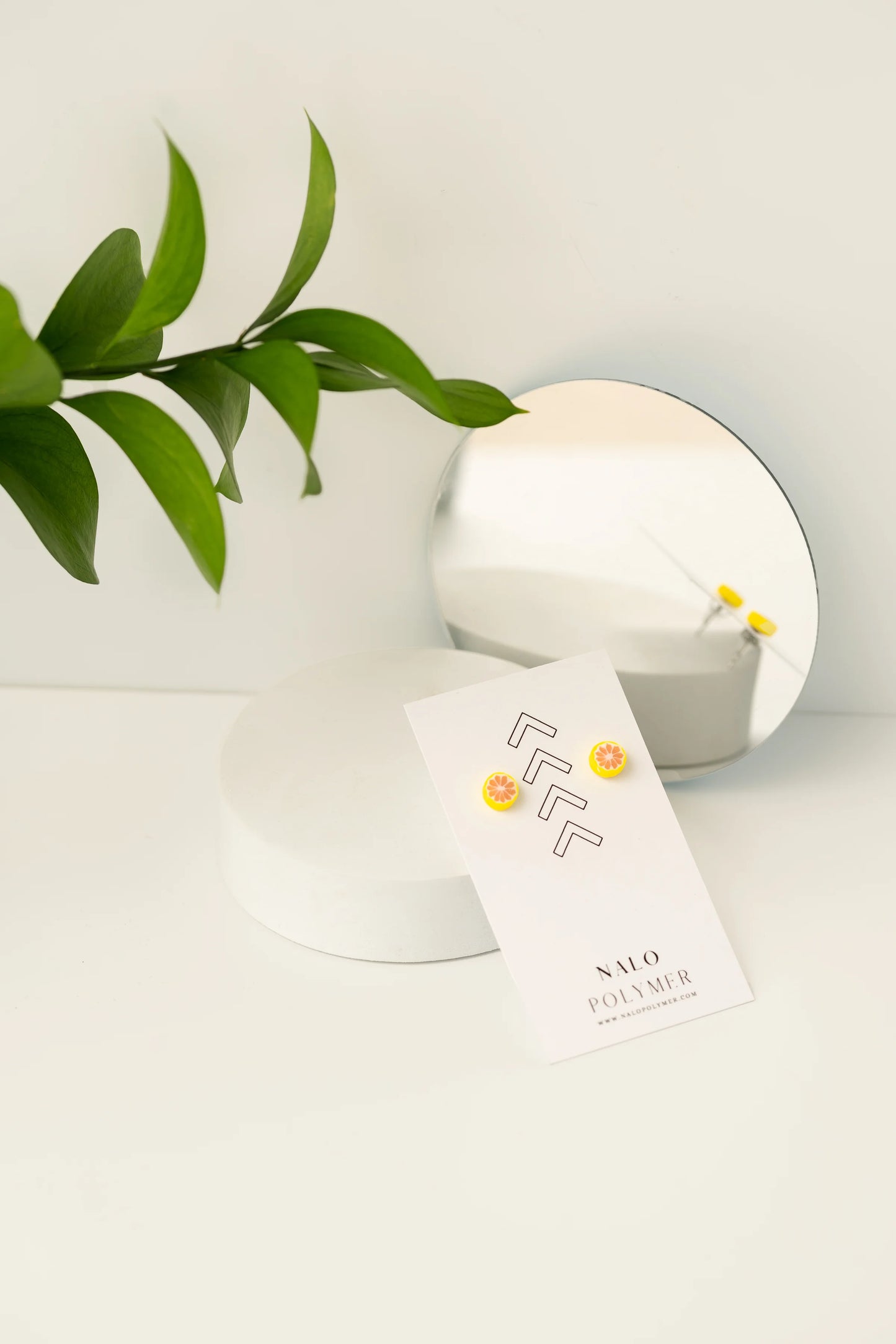 Pamplemousse - Boucles d'oreilles