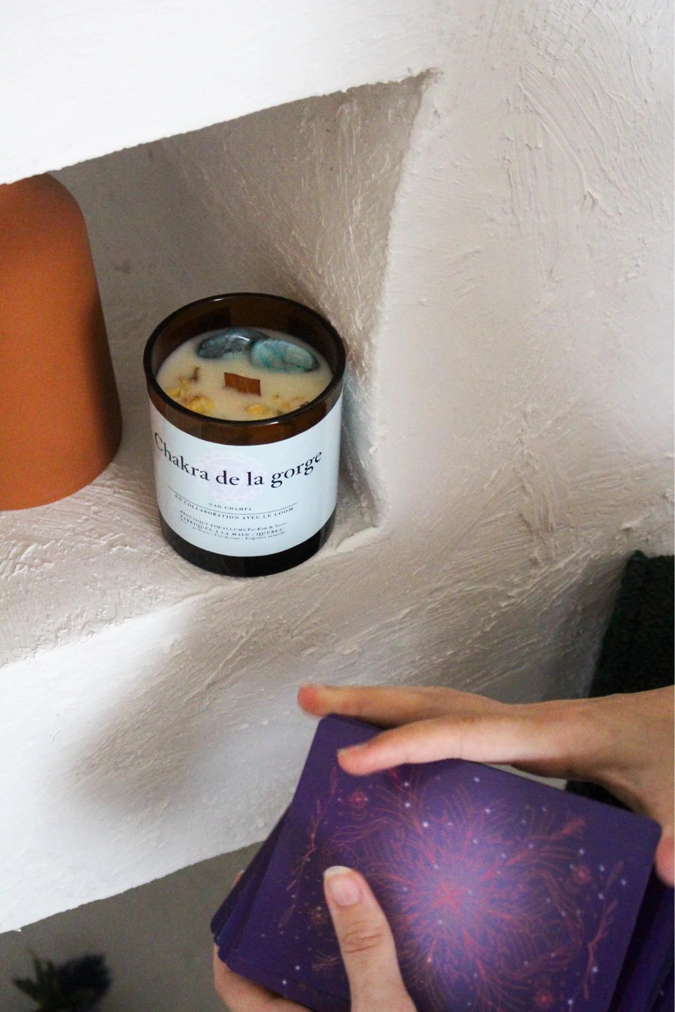 Chandelle Chakra de la gorge