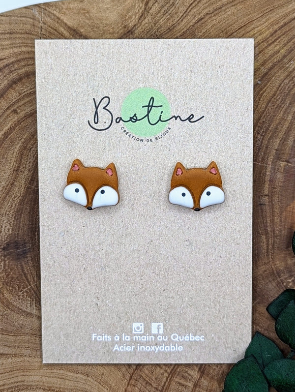 Renards - Boucles d'oreilles studs