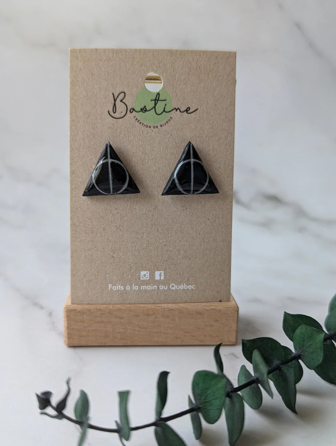 Reliques de la mort - Boucles d'oreilles