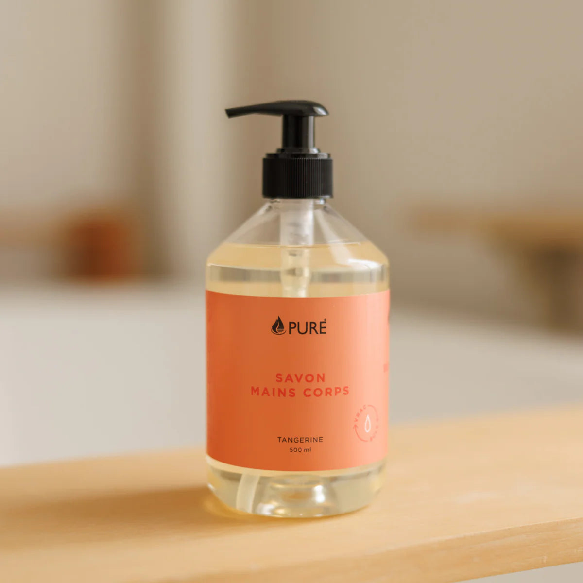 Savon mains et corps Tangerine 500ml (Remplissage)