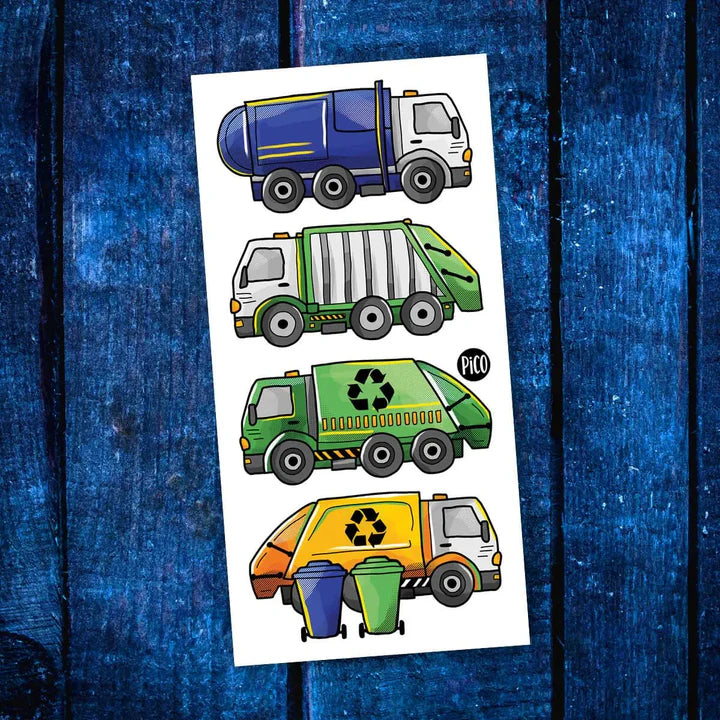 Les camions de recyclage