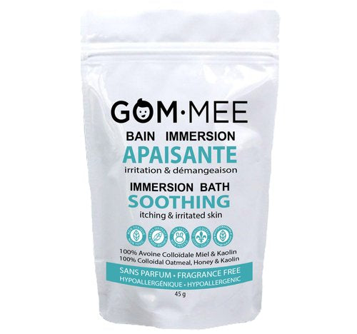 Bain immersion apaisante Peau très sèche - Démangeaisons Hypoallergénique Peau Sensible Bébé 45g | GOMMEE