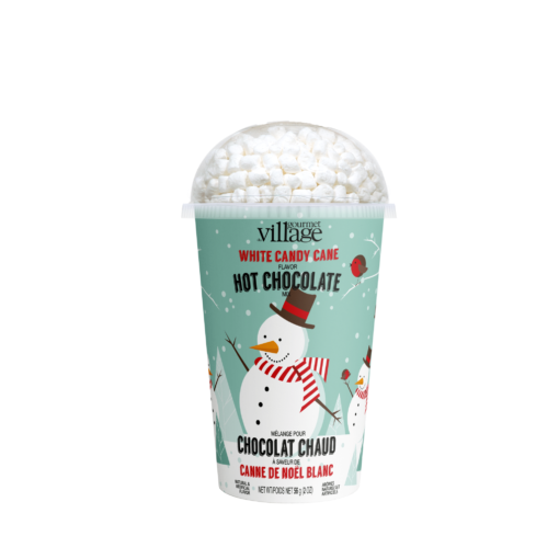 Gobelet de chocolat chaud bonhomme de neige