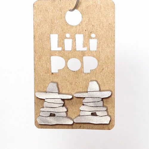Boucles d'oreilles - Inukshuk
