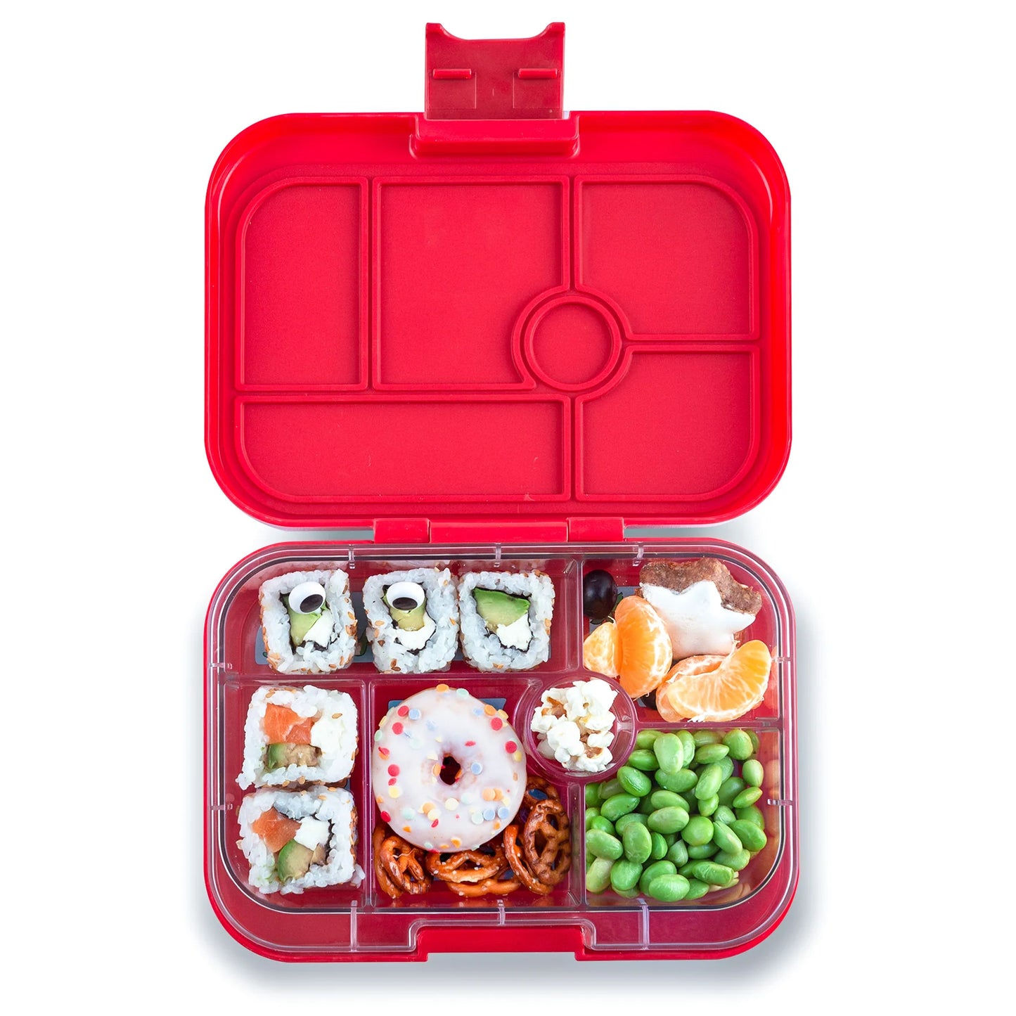 Boîte à bento étanche pour enfants – Yumbox Original Wow Red -autos de course