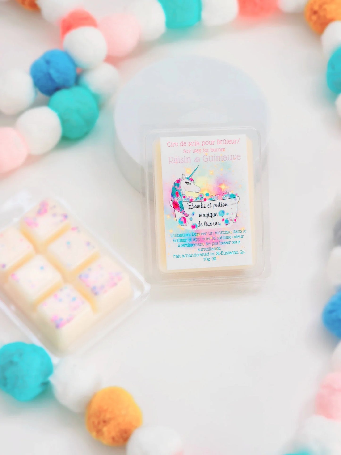 Cire pour brûleur Raisin et Guimauve