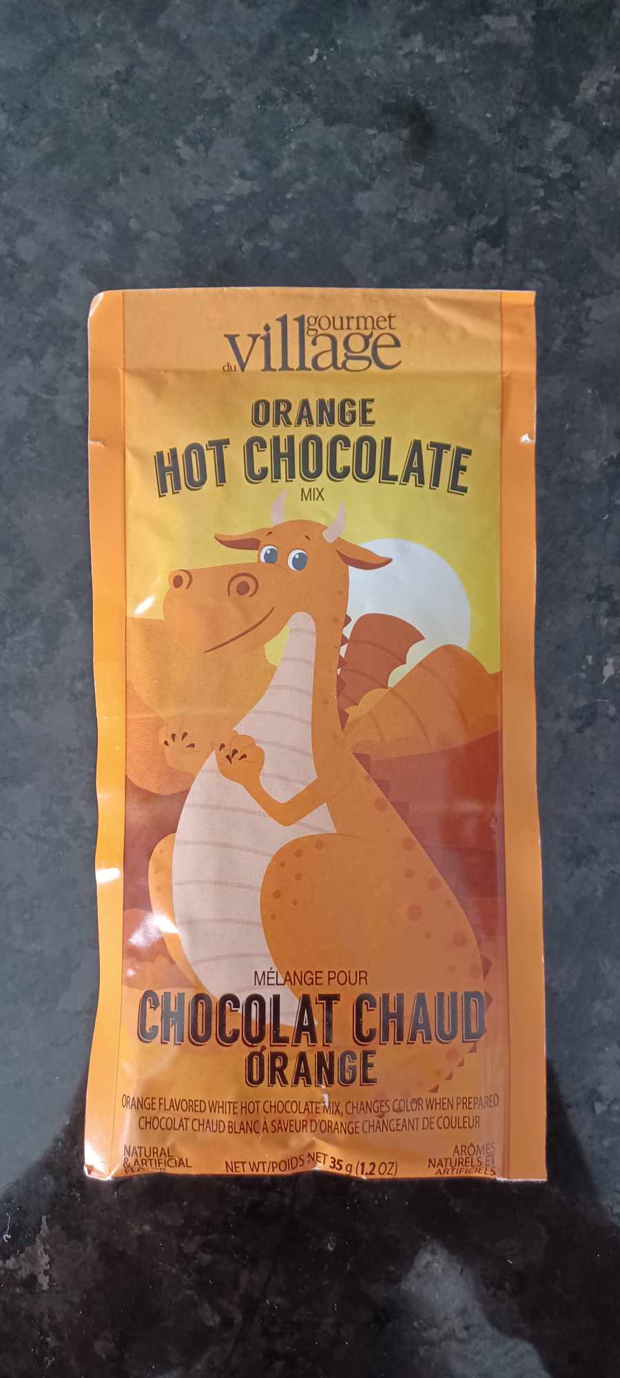 Chocolat chaud orange