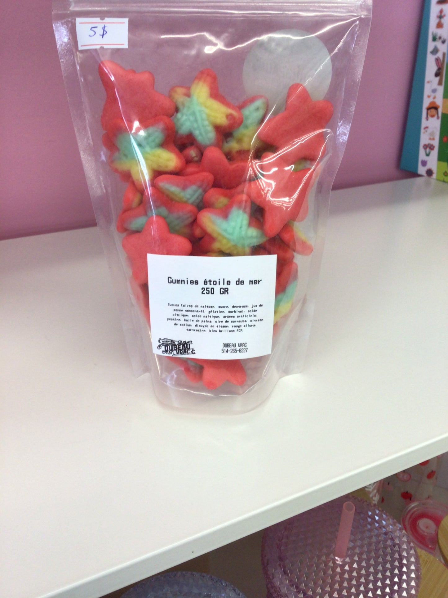 Bonbons Gummies Étoiles de mer