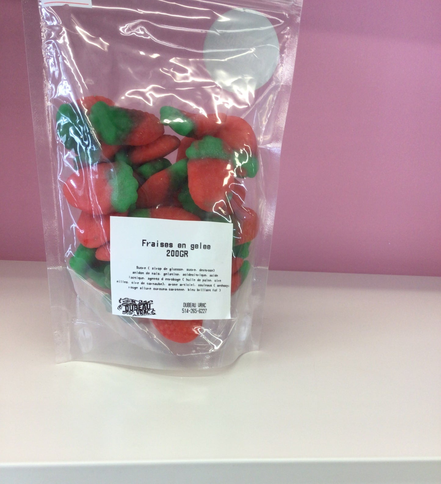 Fraises en gelée