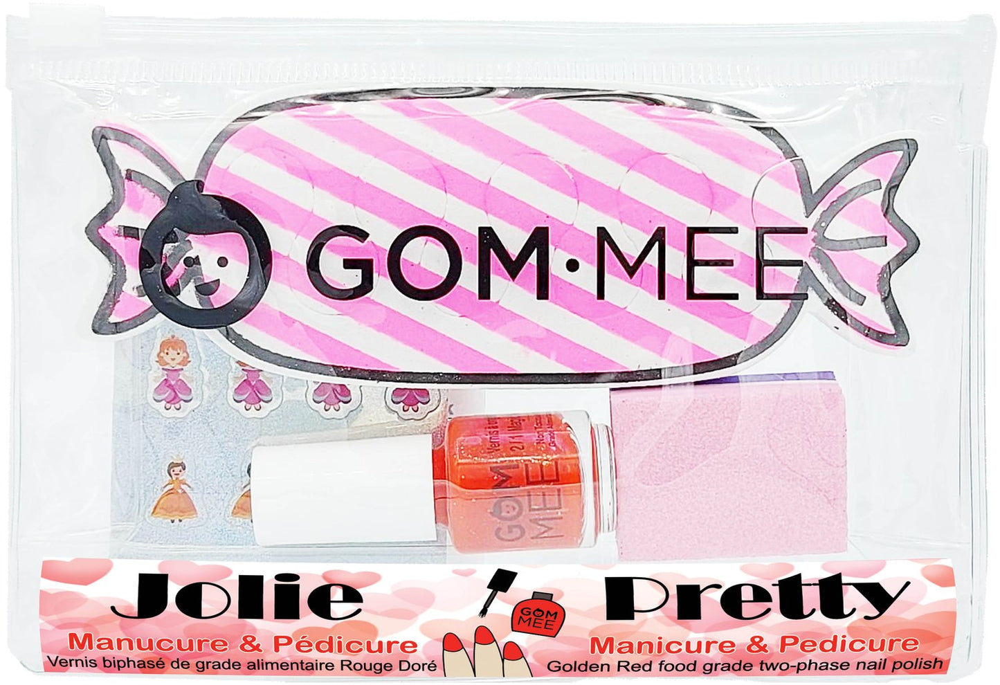 Trousse Manucure & Pédicure Rouge Festif | GOMMEE