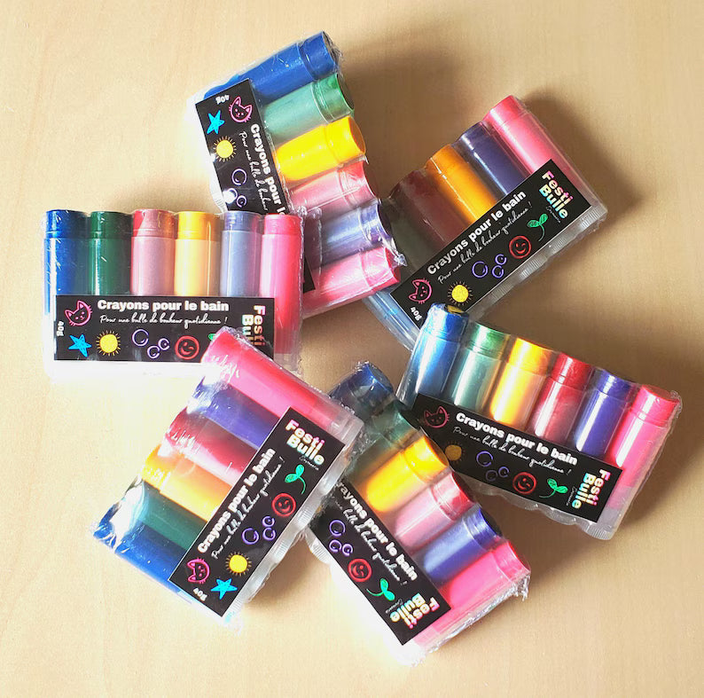 Crayons de savon pour le bain