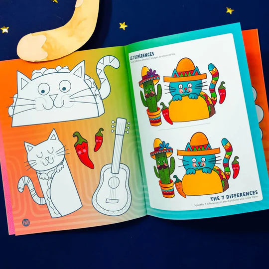 Livre à colorier et à jouer - Meilleurs amis