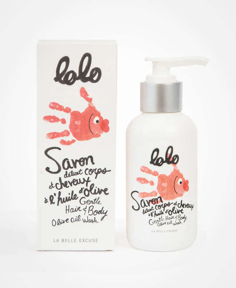 Savon délicat corps et cheveux à l'huile d'olive LOLO 125ml