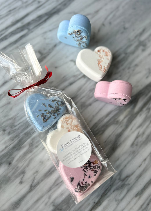 Trio Bombes de Bain - Coeurs