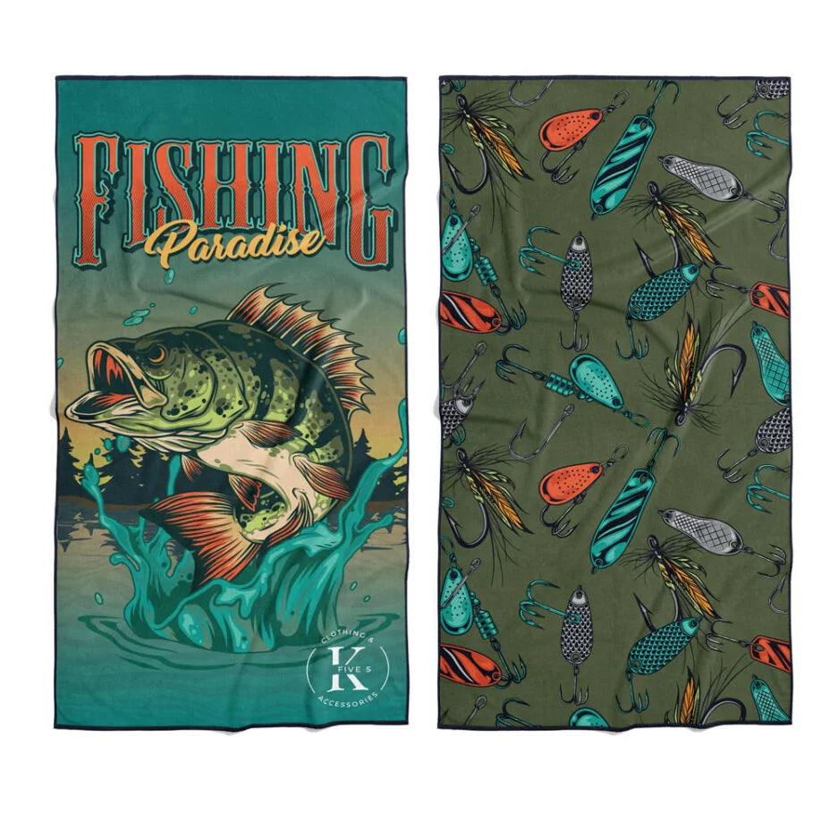 Serviette en microfibre – Paradis de la pêche
