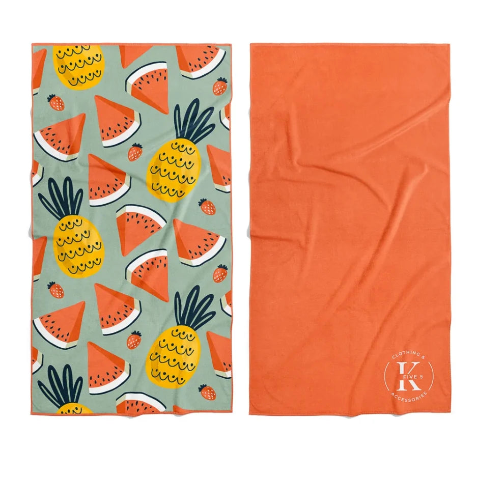 Serviette en microfibre Fruits
