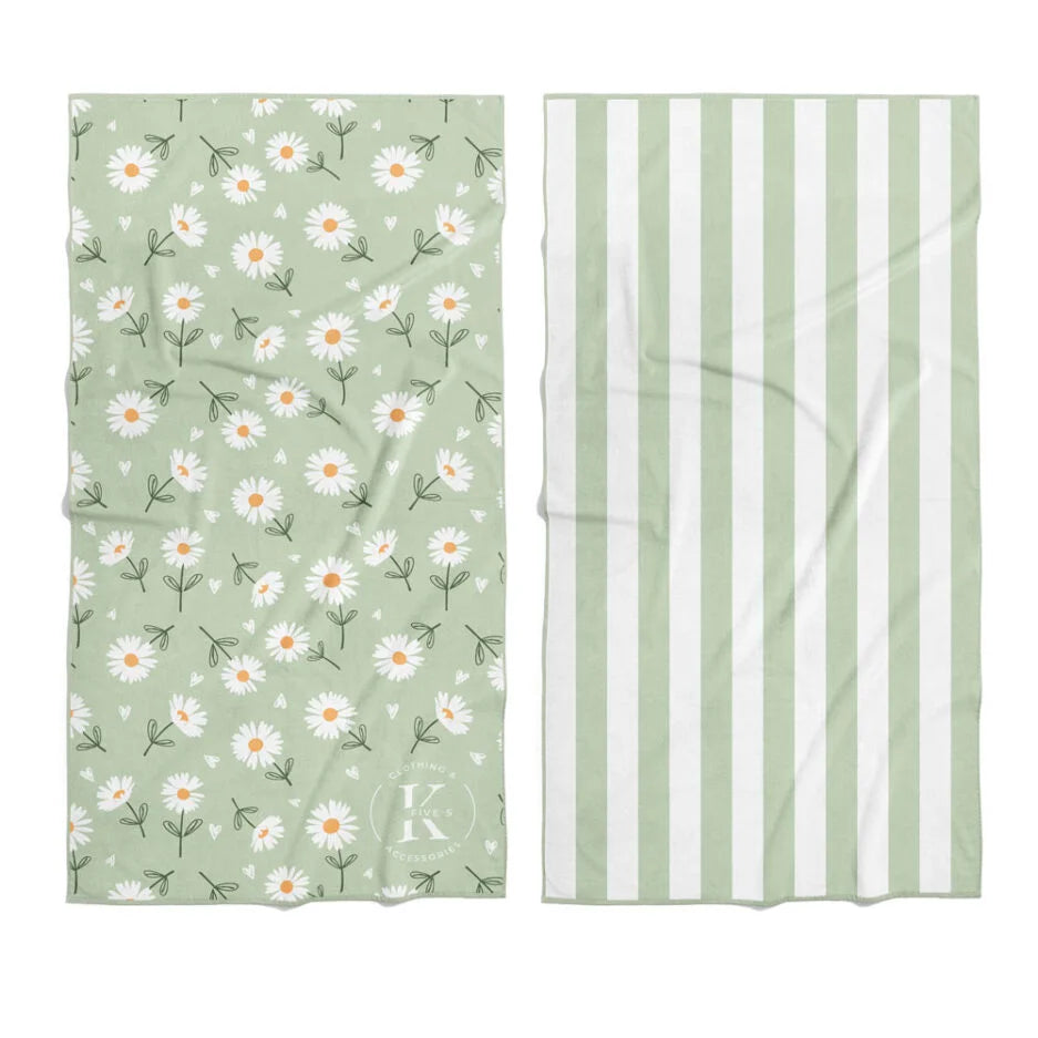 Serviette en microfibre Délicate marguerite