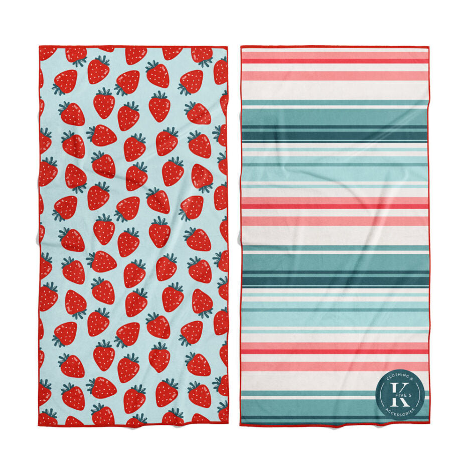 Serviette en microfibre – Fraise à gogo