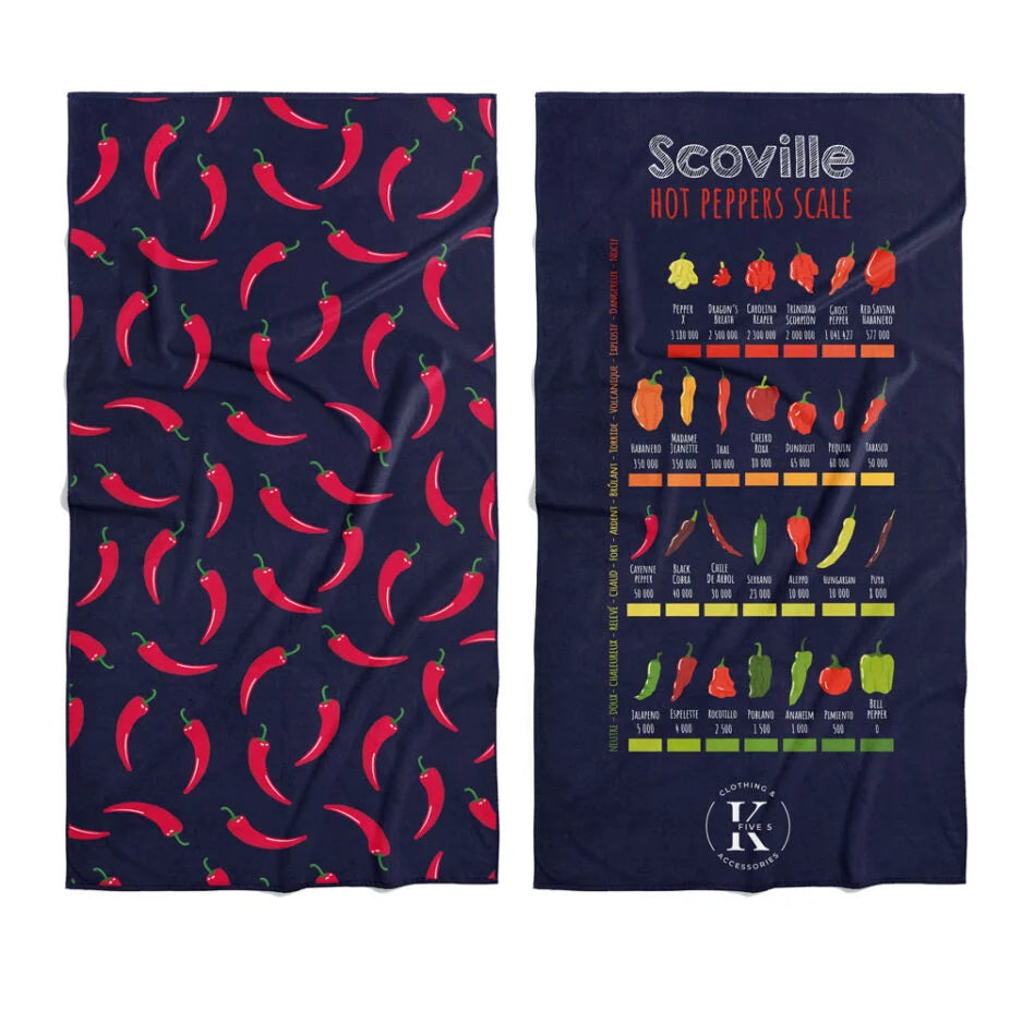 Serviette en microfibre Piment fort