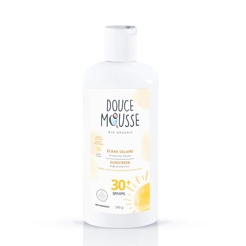 Écran solaire Douce Mousse 100% naturel 240gr