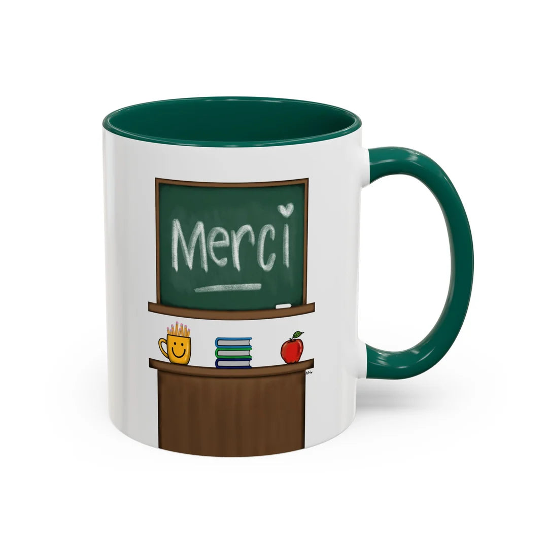Tasse Merci prof Tableau (petite)