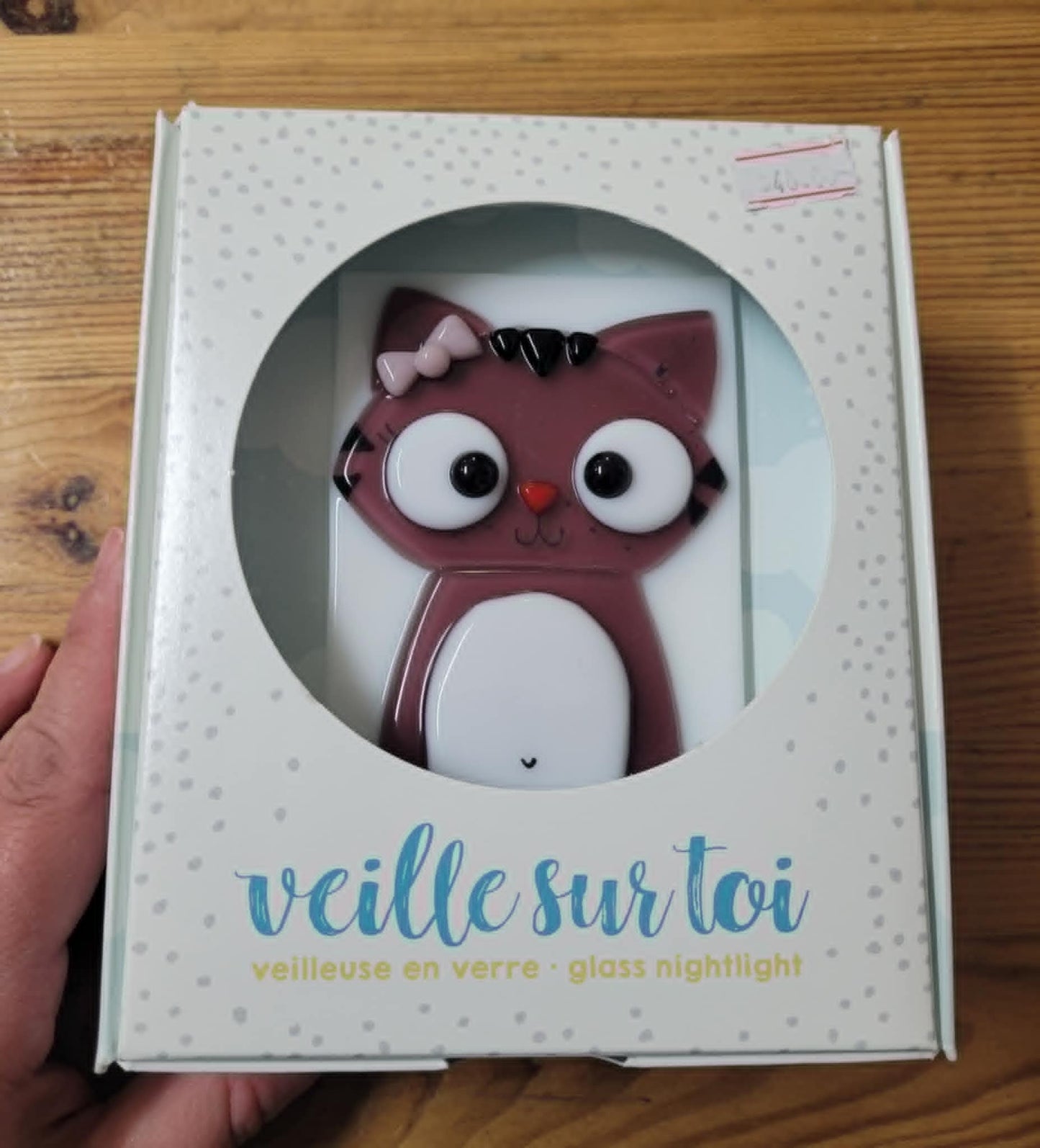 Veilleuse - Chat - Charlotte - Veille sur toi