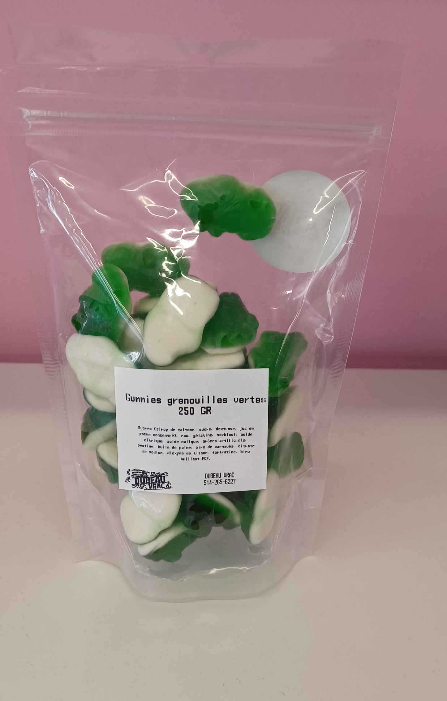 Bonbons Gummies Grenouilles Vertes