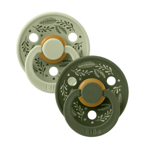 BIBS Sucette Original Sauge/Vert chasseur Numéro 2 (6-18 mois)